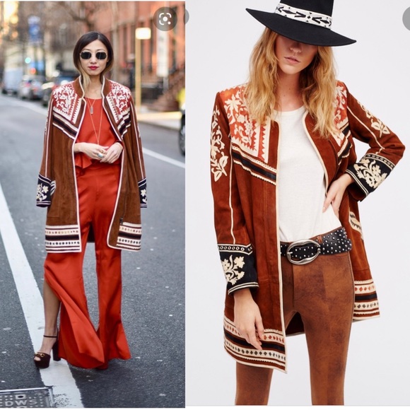 Free People Cavalier Suede Coat Small, Extremely Rare - Picture 12 of 16